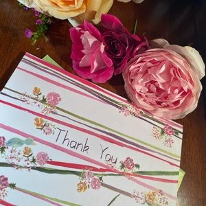 Thank You Cards. Handmade/Hand-Glittered. Sold by the original artist.